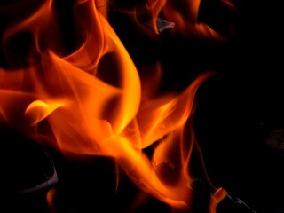 fire in the dark