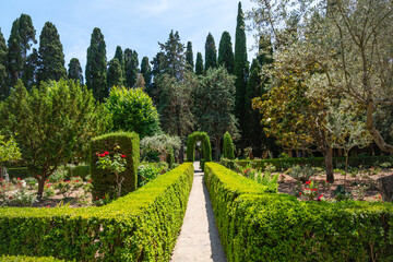 Jardins Rei Joan Carles Garten in Valldemossa auf der spanischen Baleareninsel Mallorca 