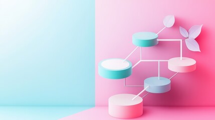 A flowchart depicting the automated workflow of a business process, highlighting the use of technology to streamline operations.