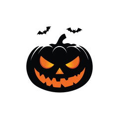 Finest Halloween Logo  Halloween logo Helloween pumpkin icon Happy Halloween