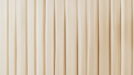 Fototapeta premium Light brown wooden planks create a warm, cozy background with vertical lines and stripes. Perfect for interior decoration ideas, evoking comfort and tranquility