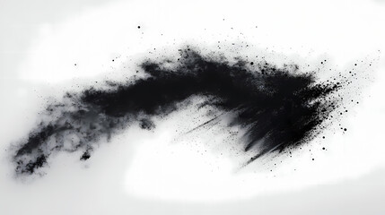 Fototapeta premium Abstract dust particle and dust grain texture on white background, very nice collection of black paint, great elaboration, spray graffiti stencil template. Graffiti Stencil. Illustration
