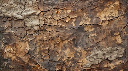Fototapeta premium Cracked Bark Texture