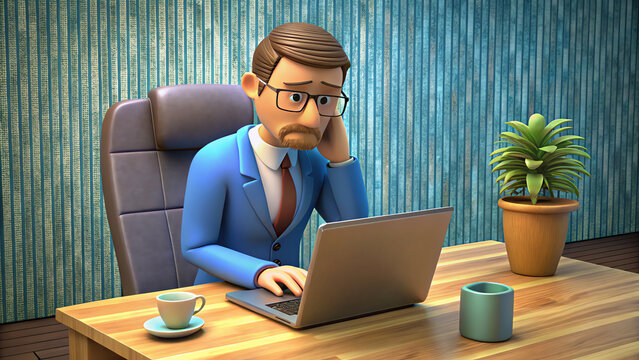 Businessman makes stupid mistake online, forgets password, fails to fix computer malfunction, angry ashamed guy slaps face sitting at office desk with laptop