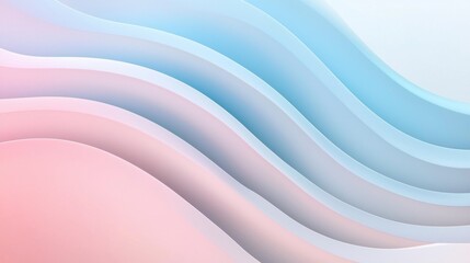 Flowing pastel lines in pink and blue create a serene backdrop for trendy digital projects, adding a touch of modern elegance. Ideal for fashion, wedding, or love-themed designs