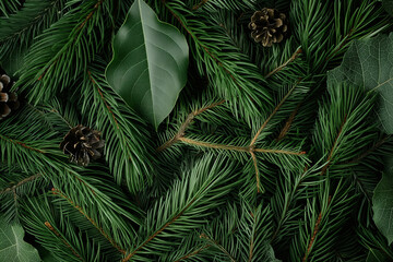 Fototapeta premium Christmas Greenery