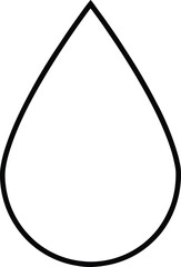 Elegant Raindrop Vector Illustration Capturing Serenity and Calm
