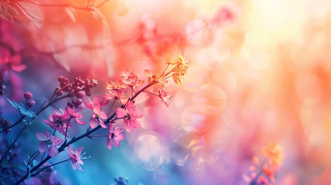 Art abstract spring background or summer background 