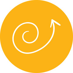 Single isolated icon with outline style icon on white background