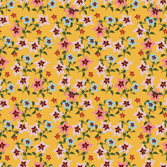 pattern, seamless, wallpaper, vector, vintage, texture, flower, illustration, design, floral, art, decoration, ornament, paper, decor, pink, damask, retro, tile, style, color, leaf, old, brown, 