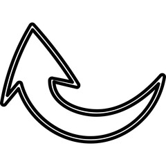 Single isolated icon with outline style icon on white background