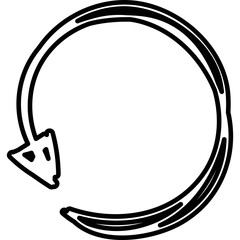 Single isolated icon with outline style icon on white background