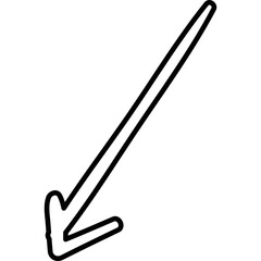 Single isolated icon with outline style icon on white background