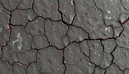 Obraz premium Weathered Tombstone with Cracks