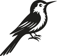 bird silhouette vector illustration, perfect for logo design, art projects, and graphic design.