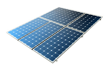 Thinfilm solar panel, ultrathin and lightweight, highly detailed,Isolated on transparent background