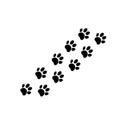 Animal Footprint Silhouette