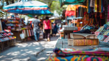 Market Stall with Books