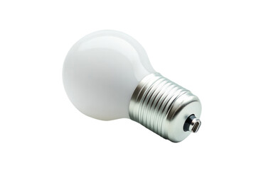 Longlasting LED bulb, durable and energysaving, modern design,Isolated on transparent background.