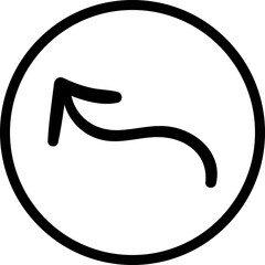 Single isolated icon with outline style icon on white background