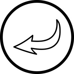 Single isolated icon with outline style icon on white background