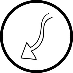 Single isolated icon with outline style icon on white background