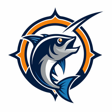 Logo pesca vector illustration on a white background