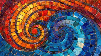 Abstract Mosaic Art