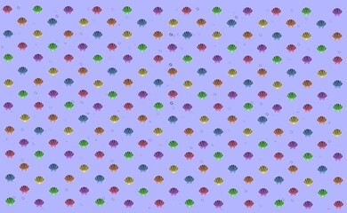 seamless pattern, seamless pattern with seashell, purple background, purple, purple background with shellfish and bubbles, shellfish, shell, sea, colorful, wallpaper, fabric, card, wrapping, bubble