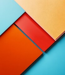 Abstract Background with Colorful Geometric Shapes