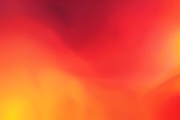 Energizing gradient with bright yellow vivid orange and intense red blending dynamically background, AI Generated