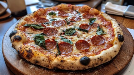 Delicious Homemade Pizza, Perfect for Foodie Photography Generative AI