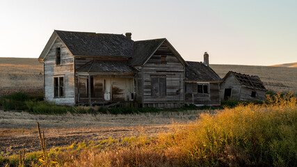 Abandon homestead in the Palouse farm country