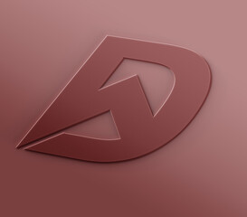 creative modern color full mockup logo design