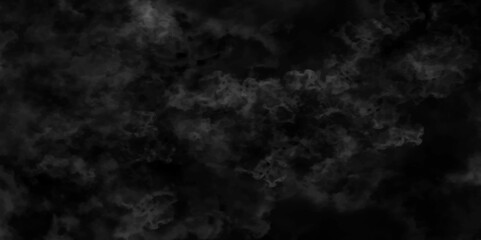 Abstract black fog design with smoke texture overlays. fume overlay design. background with smoke on black and Fog and smoky effect for photos design. Misty fog effect and Isolated black background.	