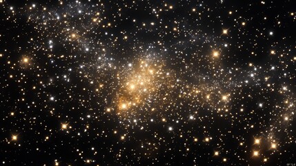 Universe with Countless Stars, Cosmic Background for Space Exploration Generative AI