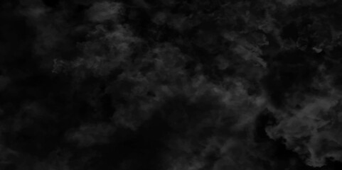 Abstract black fog design with smoke texture overlays. fume overlay design. background with smoke on black and Fog and smoky effect for photos design. Misty fog effect and Isolated black background.	
