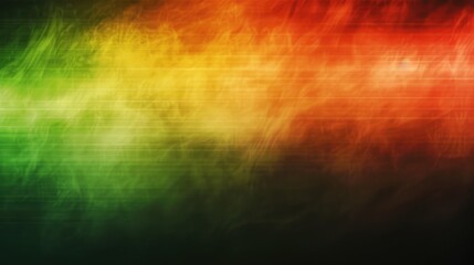 Abstract Smoke Background in Red, Orange, Yellow and Green