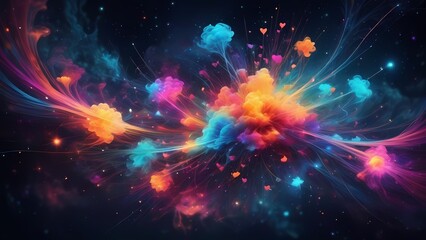 background with space