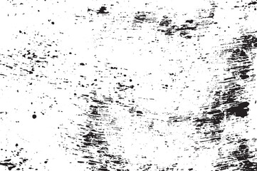 Distressed and damaged abstract grunge pattern with a grainy, noisy overlay on a black-and-white ink surface