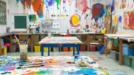 Colorful Art Studio