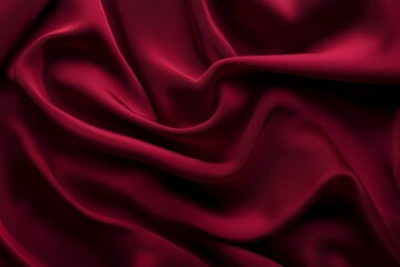 Obraz premium Deep Burgundy Velvet Fabric Texture Background