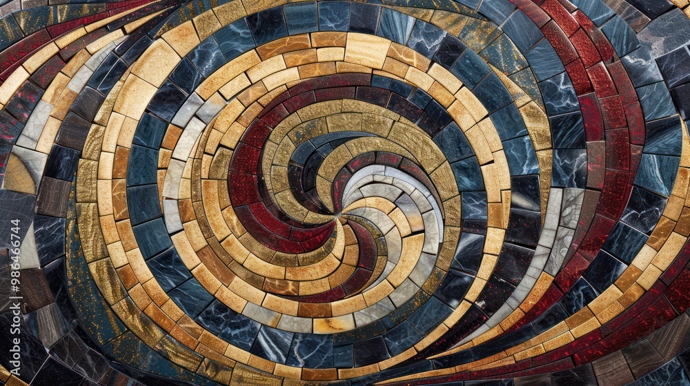 Wall mural Abstract Mosaic Pattern