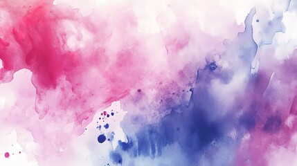 Modern watercolor background with soft color splashes and abstract style