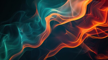 Obraz premium Abstract Swirls of Color