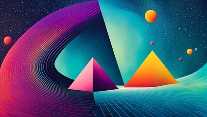 background with space