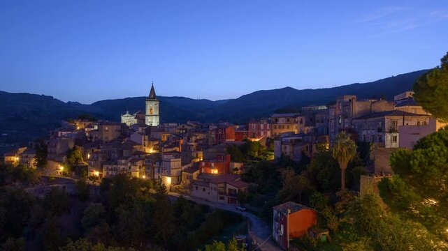 Novara di Sicilia, Sicily, Italy Village