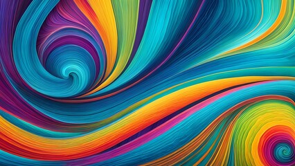 abstract colorful background with circles
