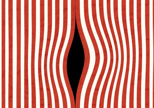 red and white striped curtains opening clip art preview