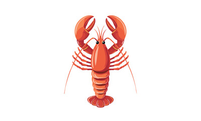 lobster isolated on white